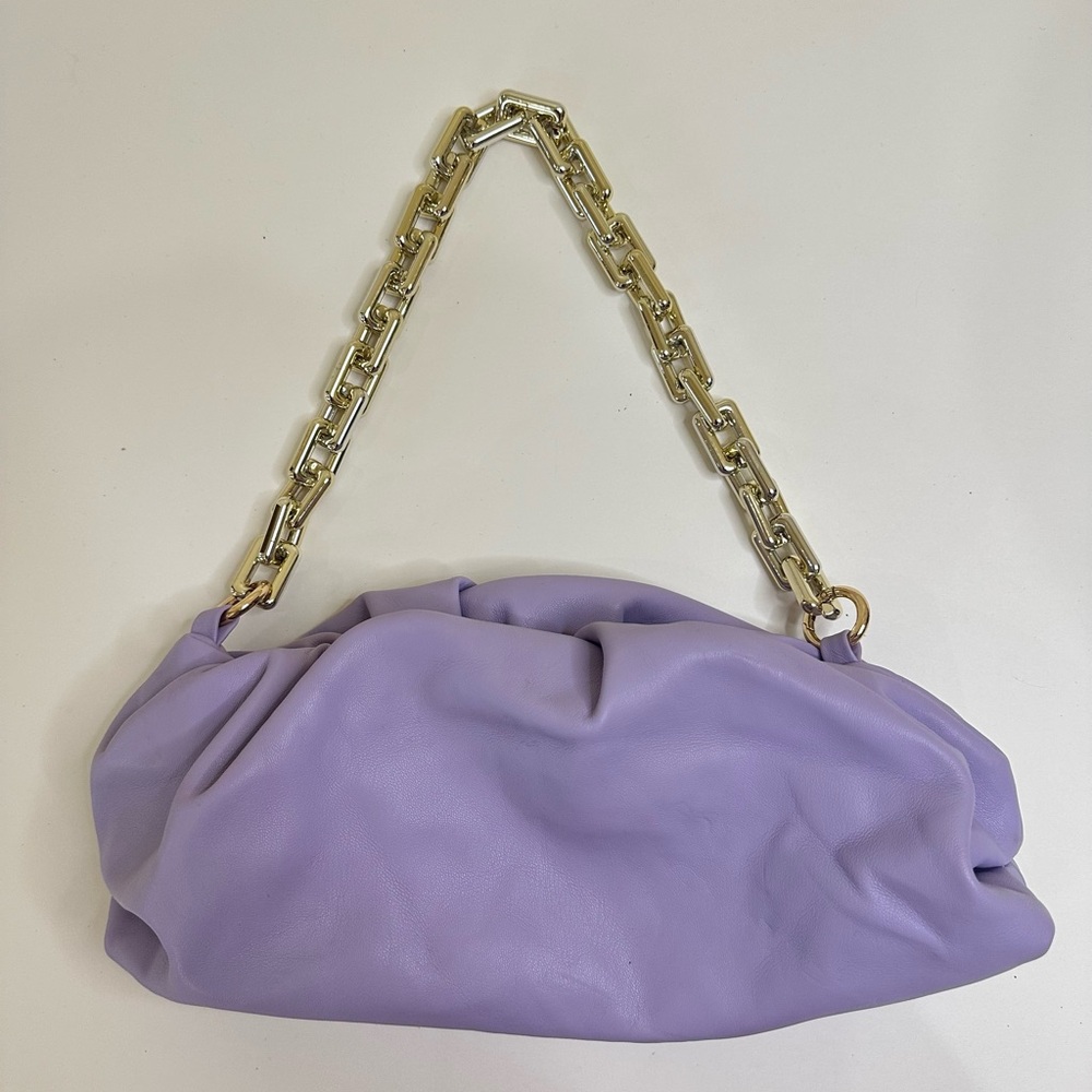 Lavender Chain Shoulder Bag